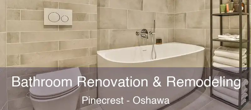  Bathroom Renovation & Remodeling Pinecrest - Oshawa